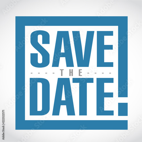 save the date exclamation box message