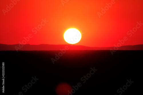 Traumhafter Sonnenuntergang in Namibia