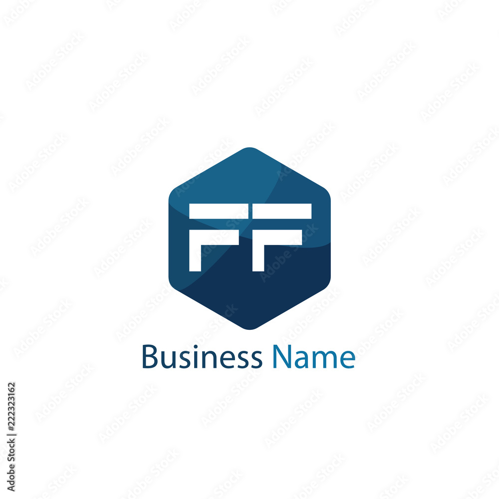 Obraz premium Initial Letter FF Logo Template Design
