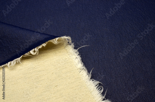 Fabric made of viscose and polyamide blue