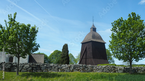 wooden church in finland