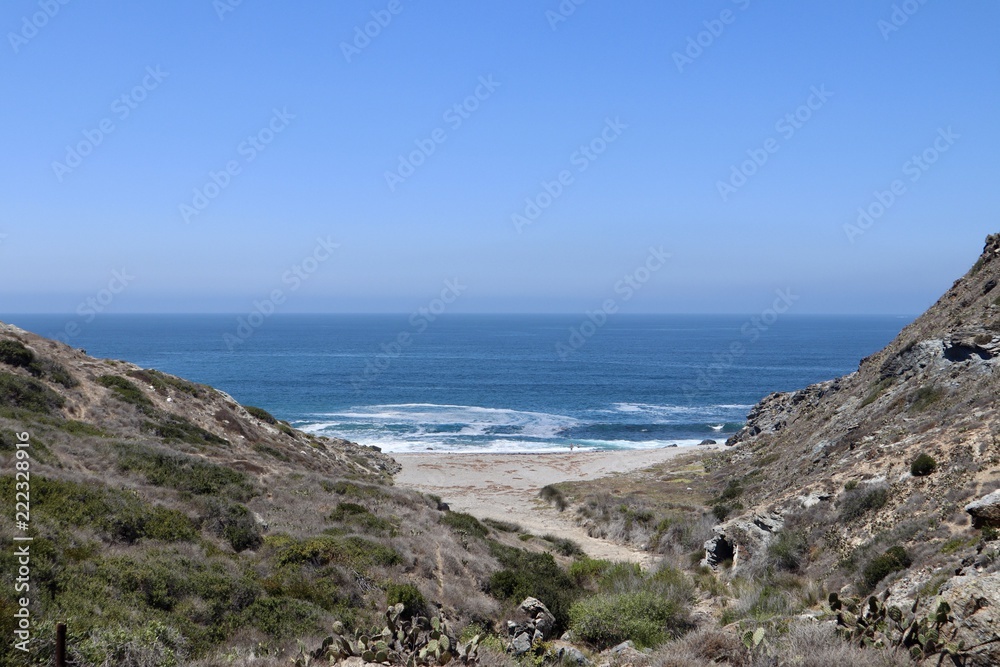 Catalina Island Landscape and Ocean view