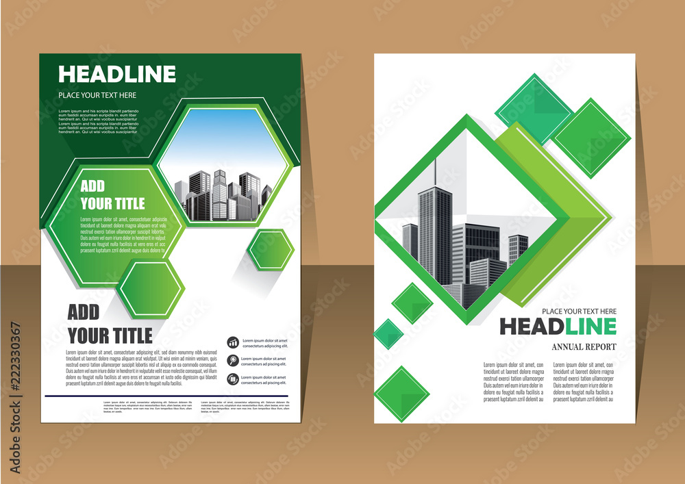 Brochure template layout, cover design annual report, magazine, flyer or booklet in A4 with blue geometric shapes on polygonal background Brochure template layout, cover design annual report, magazine, flyer or booklet in A4 with blue geometric shapes on polygonal background