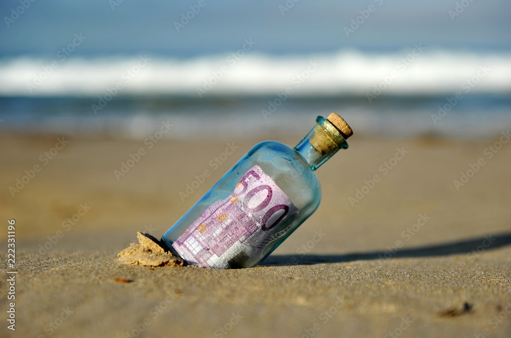 Five hundred euros in a bottle, tax haven Five hundred euros in a bottle, tax haven
