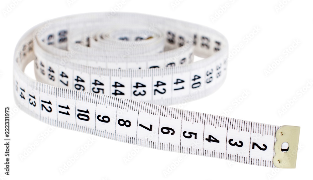 Measuring tape isolated on white background Measuring tape isolated on white background