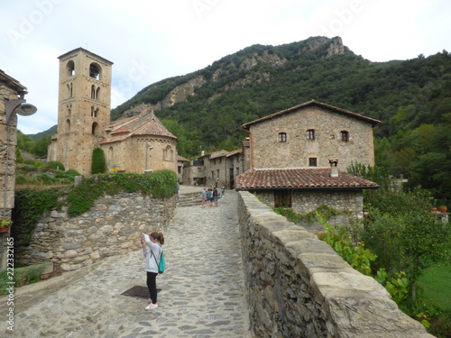 Beget. Pueblo historico  de Gerona, Cataluña, España