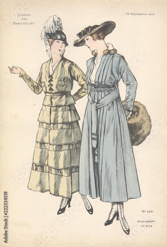 Gravure Le Journal des Demoiselles de 1915 N  5331