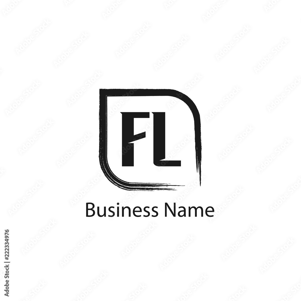 Initial Letter FL Logo Template Design Initial Letter FL Logo Template Design