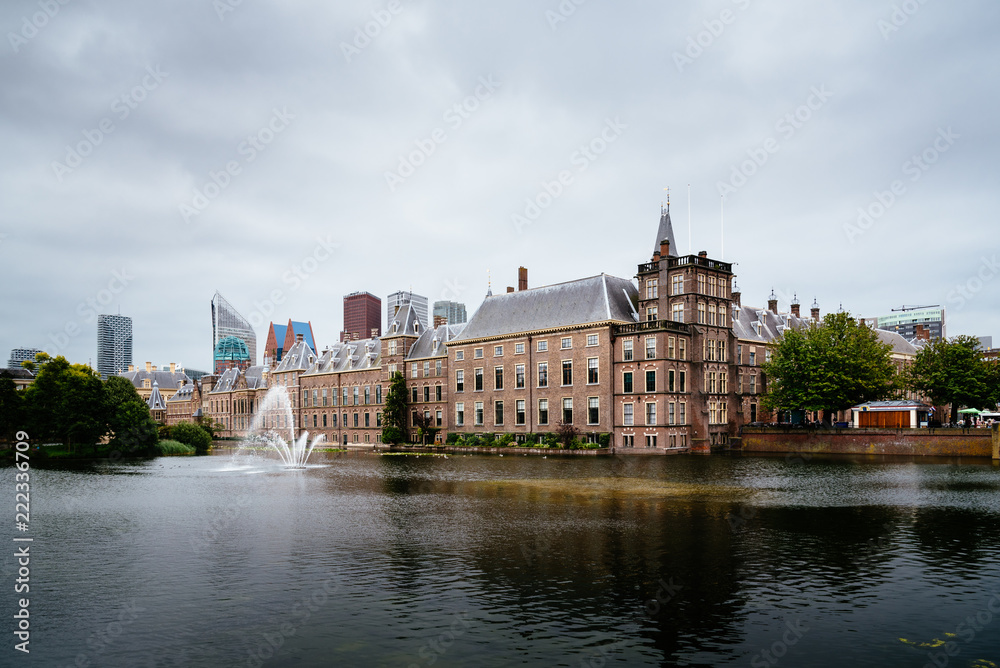 Binnenhof buildings in The Hague, The Netherlands