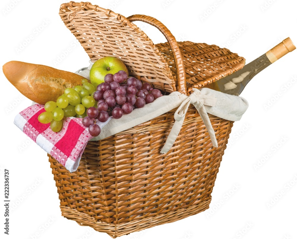 Picnic Basket - Isolated Picnic Basket - Isolated