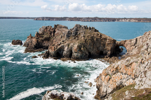 Ile Vierge, Crozon Peninsula, Finistere, Brittany, France