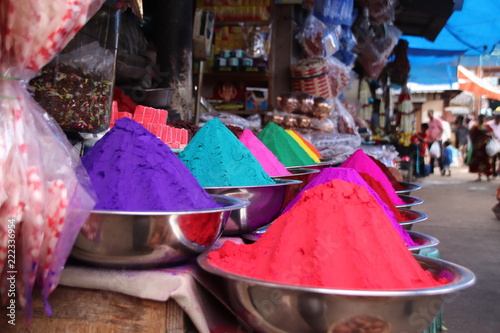 Mercado de la ciudad de mysore en India