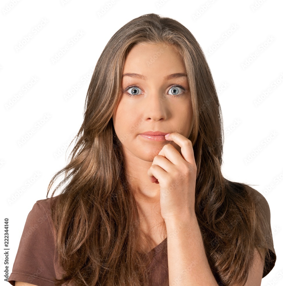Portrait of an Uncertain Young Woman Portrait of an Uncertain Young Woman