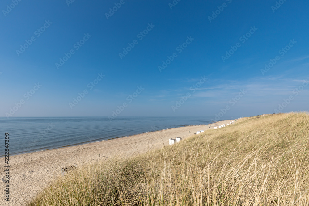 Blue Sky In The Dunes Of Domburg Netherland - Zeeland