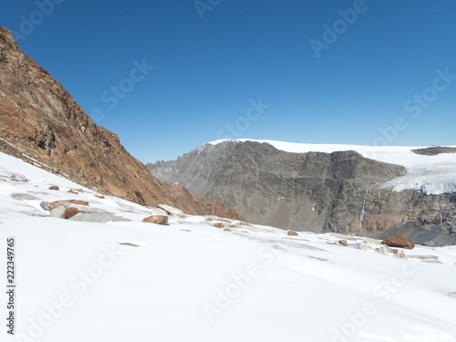 beautiful glacier hike and clim to Weisskugel mountain