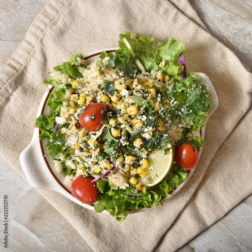 Healthy Corn and Quinoa Salad photo