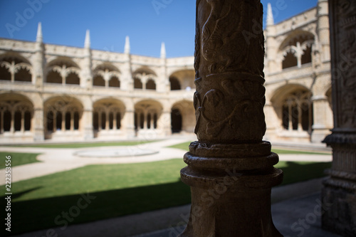 View of the cloister of the Jerónimos Monastery
