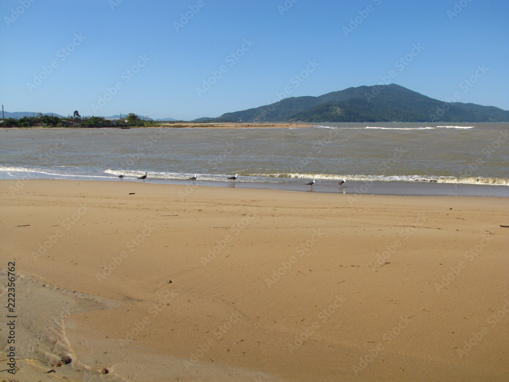 Beach in Santa Catarina Southern Brazil