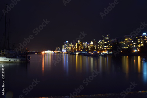 Vancouver Skyline at night © Dubsamm