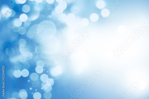 Abstract blue and white circles background