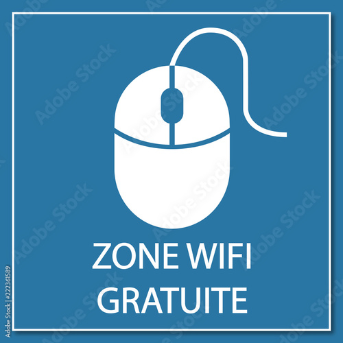 Logo zone wifi gratuite.