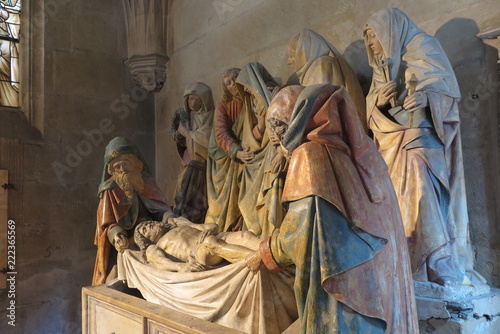 Obraz na plátně In der Kirche Notre Dame in Semur-en-Auxois, Burgund