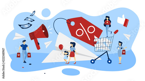 Discount concept. Idea of special offer and sale.