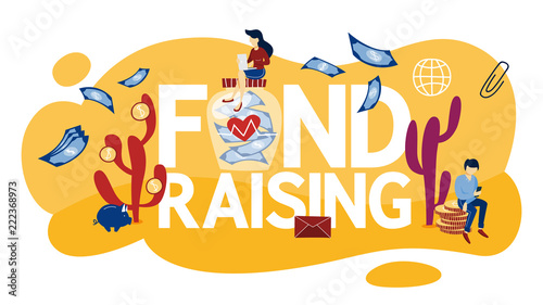 Fundraising concept. Idea of the charity and sponsorship.