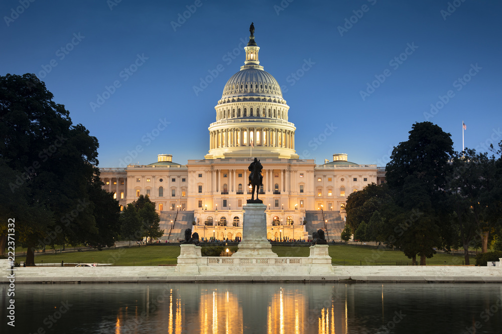 Fototapeta premium United States Capitol and the Senate Building, Washington DC USA