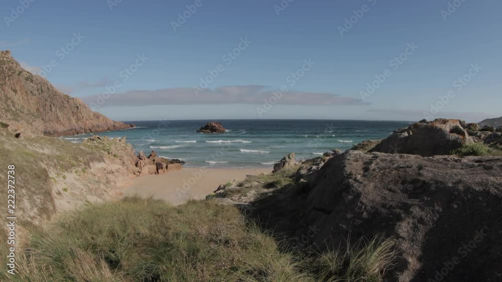 the beautiful pedrosa beach on the costa da morte coast of galicia in spain the beautiful pedrosa beach on the costa da morte coast of galicia in spain