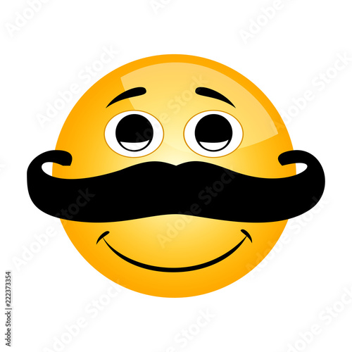Smile icon. Emotion smile. Vector Illustration