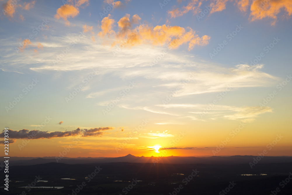 Mt Flinders at sunset 