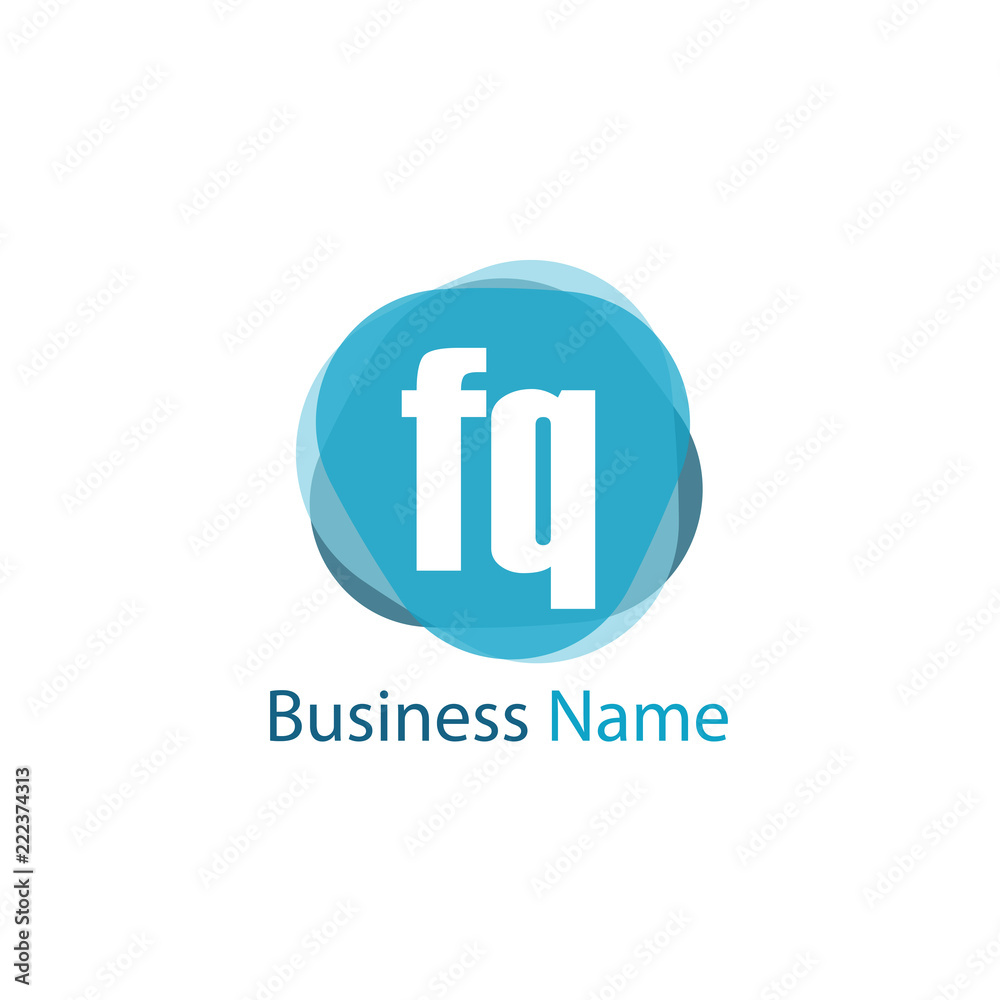Initial Letter FQ Logo Template Design Initial Letter FQ Logo Template Design