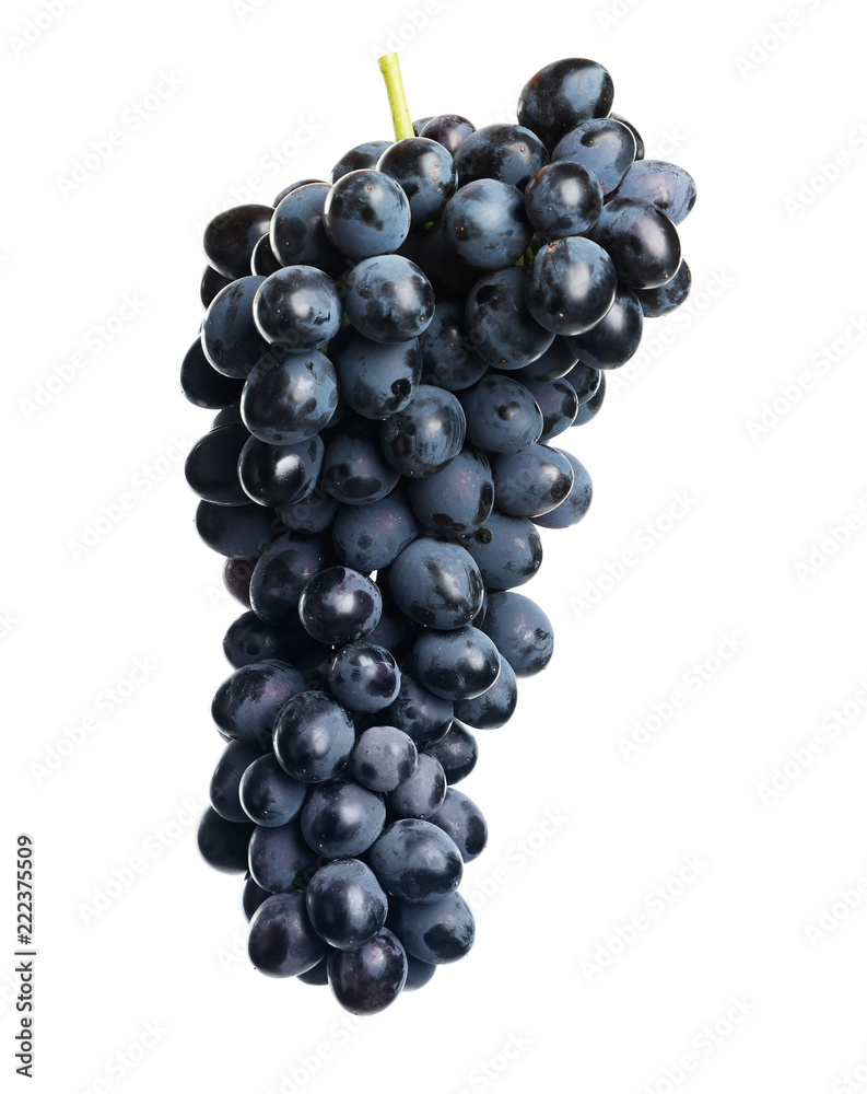 Bunch of fresh ripe juicy grapes isolated on white Bunch of fresh ripe juicy grapes isolated on white