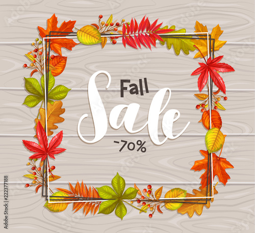 Seasonal autumn banner