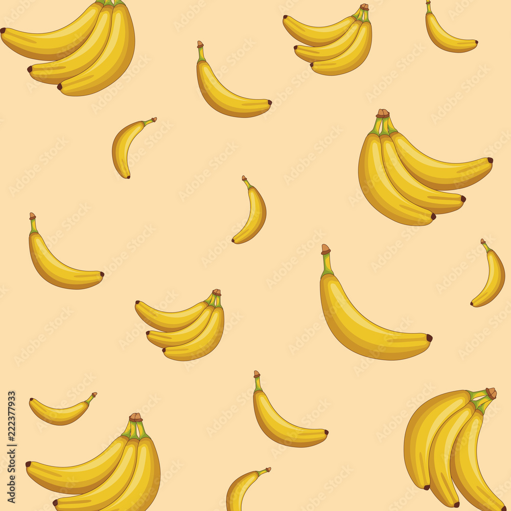 Bananas pattern background