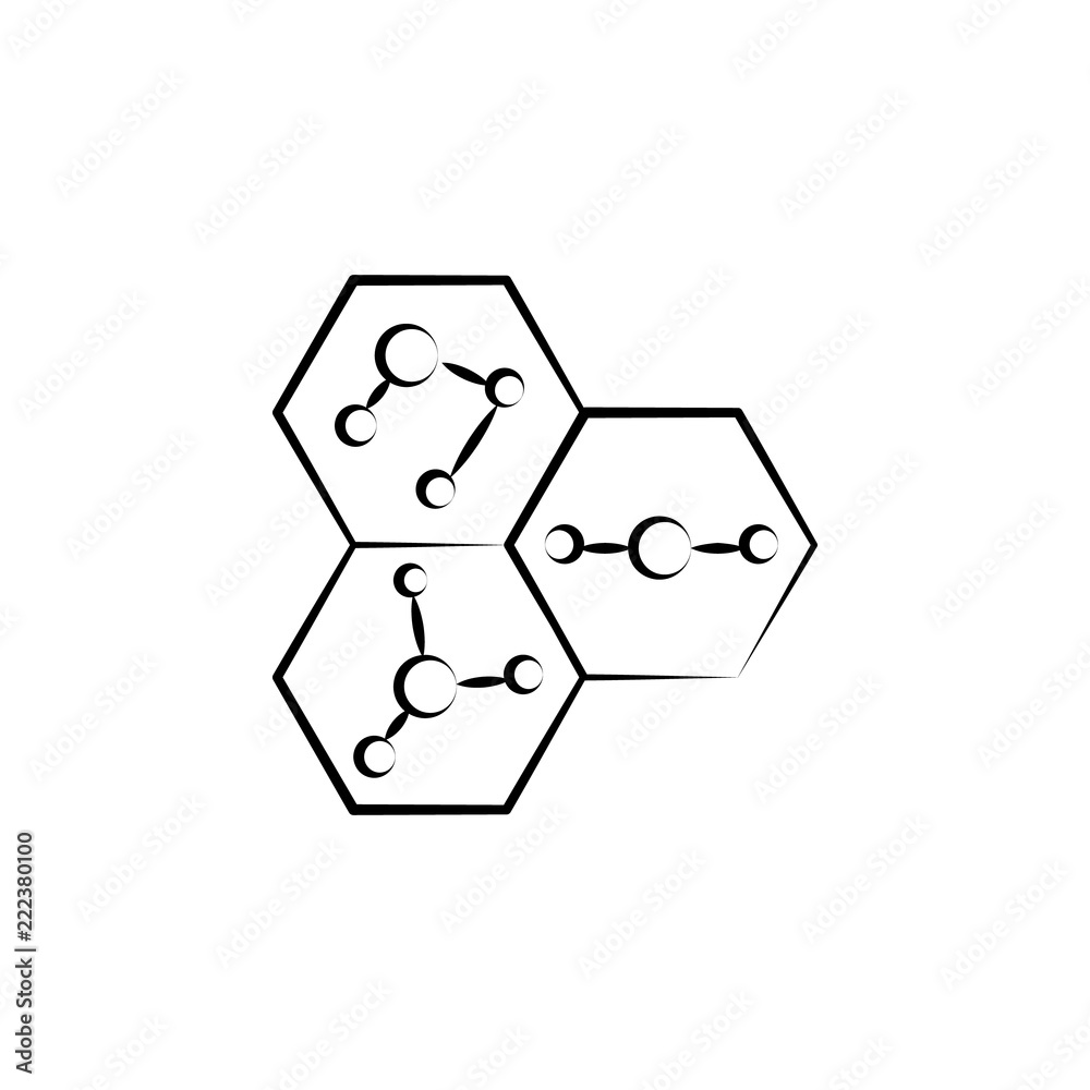 Nanotechnology icon. Element of mad science icon for mobile concept and web apps. Hand drawn Nanotechnology icon can be used for web and mobile Nanotechnology icon. Element of mad science icon for mobile concept and web apps. Hand drawn Nanotechnology icon can be used for web and mobile