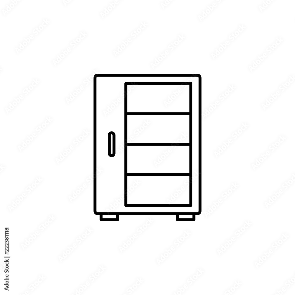 Refrigerator icon. Element of blood donation icon for mobile concept and web apps. Thin line Refrigerator icon can be used for web and mobile Refrigerator icon. Element of blood donation icon for mobile concept and web apps. Thin line Refrigerator icon can be used for web and mobile