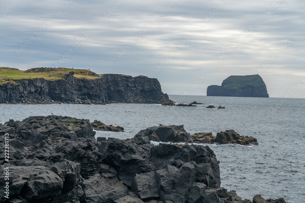 Landscape and nature on the south coast of Iceland