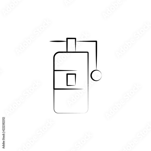 perfume icon. Element of anti aging icon for mobile concept and web apps. Doodle style perfume icon can be used for web and mobile