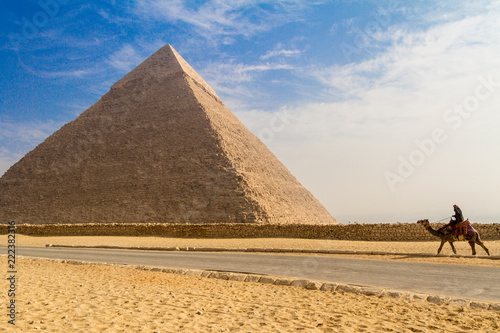 The great Giza Pyramids, Giza/Cairo, Egypt  photo