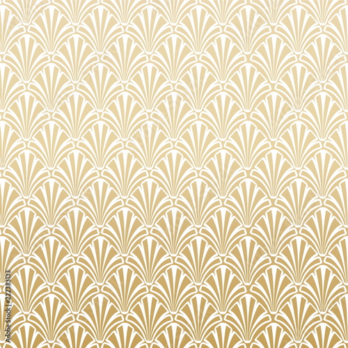 Gold Art Deco Pattern Background Design