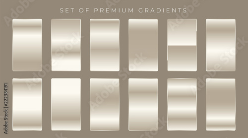 shiny gradients set background design