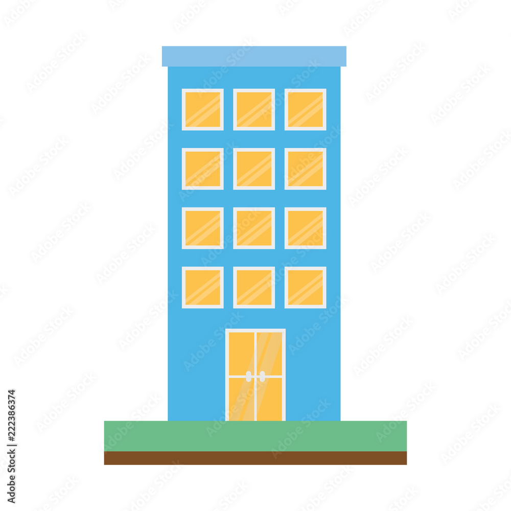 building structure isolated icon
