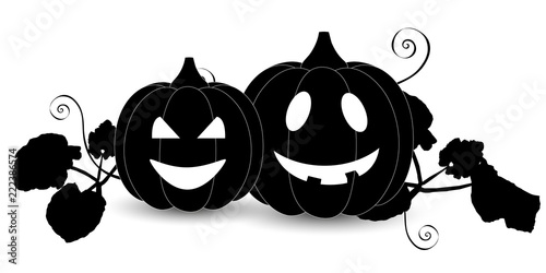 ハロウィン　かぼちゃ　秋　アイコン 
