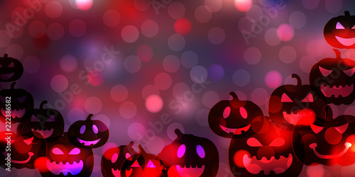 ハロウィン　かぼちゃ　秋　背景 