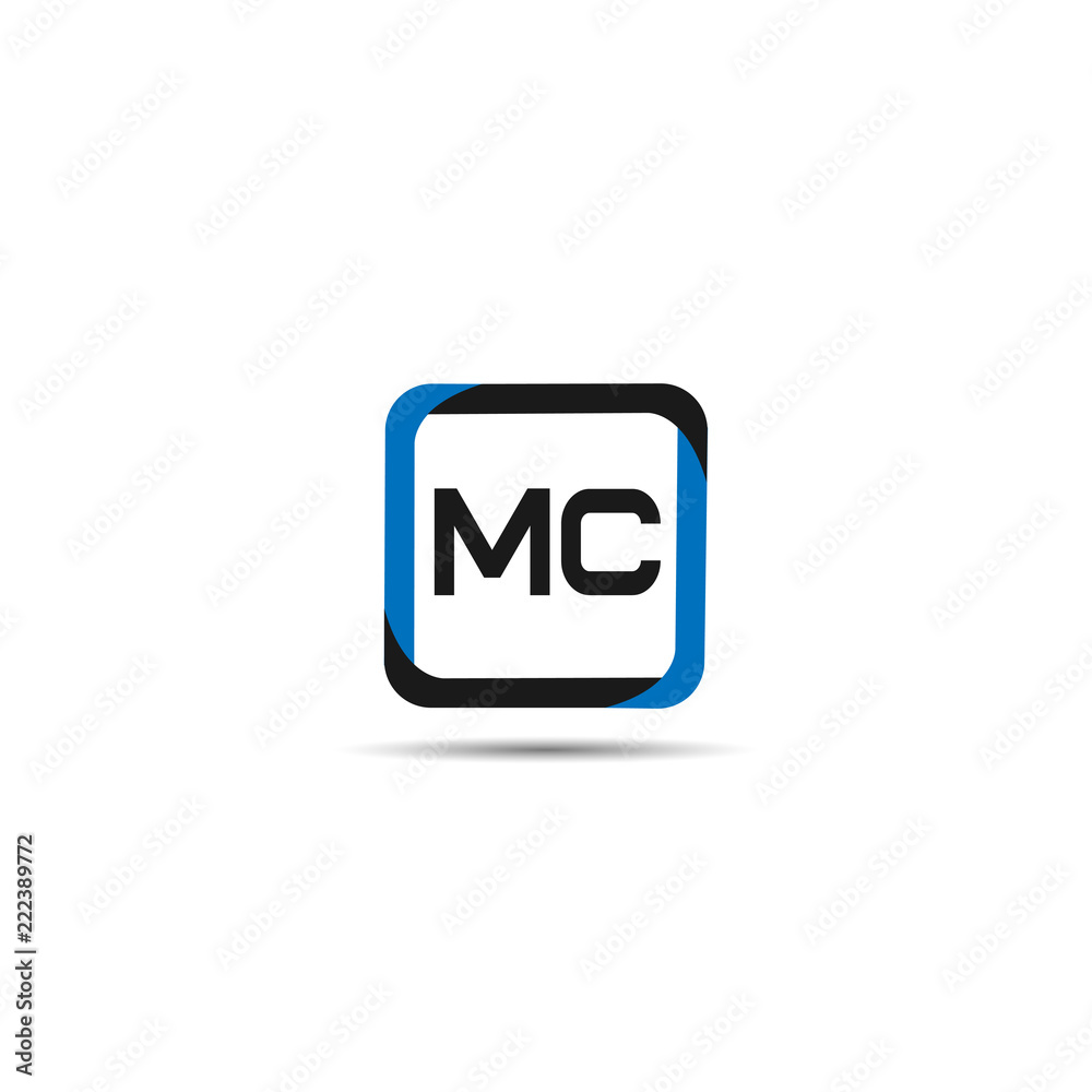 Initial Letter MC Logo Template Design Initial Letter MC Logo Template Design