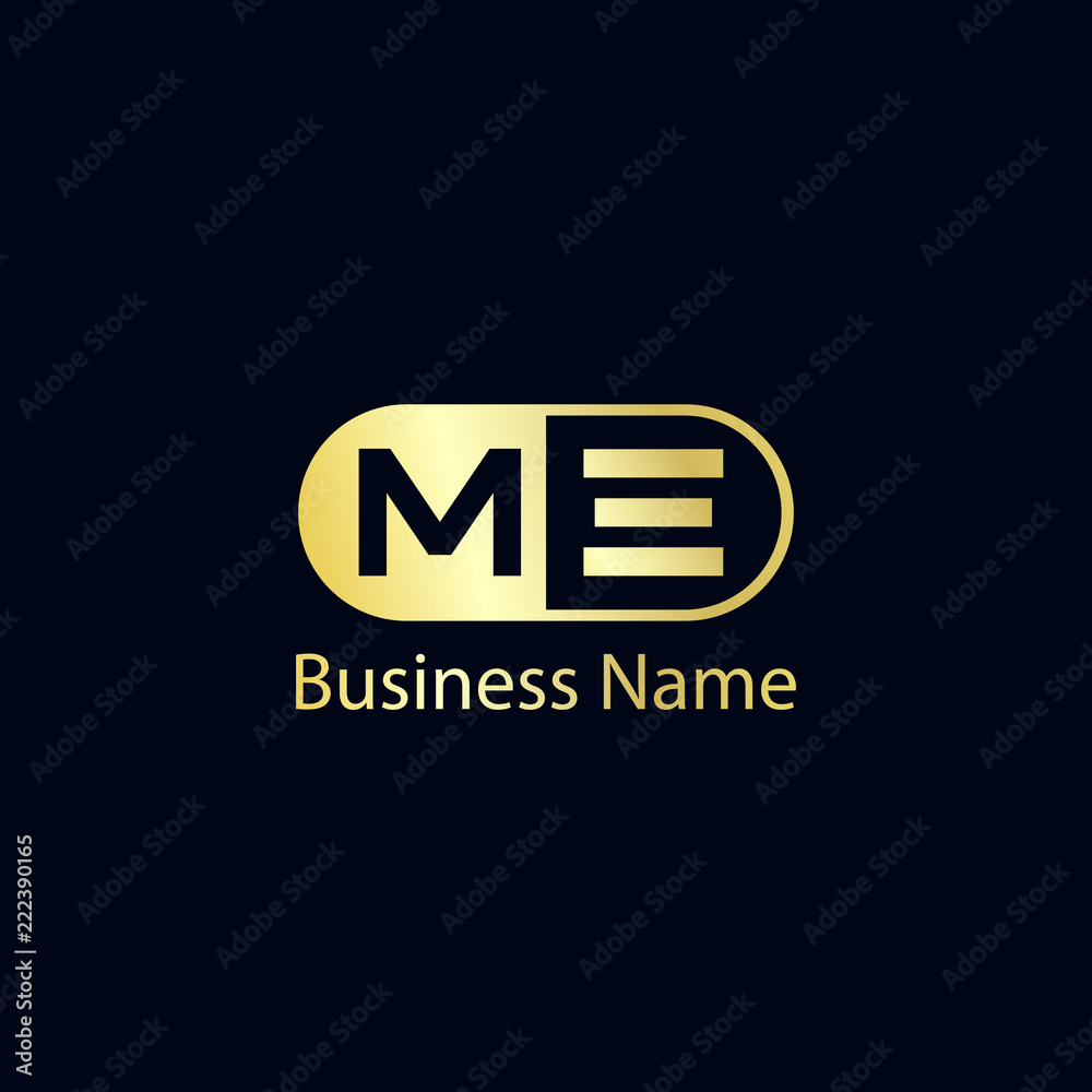 Initial Letter ME Logo Template Design Initial Letter ME Logo Template Design