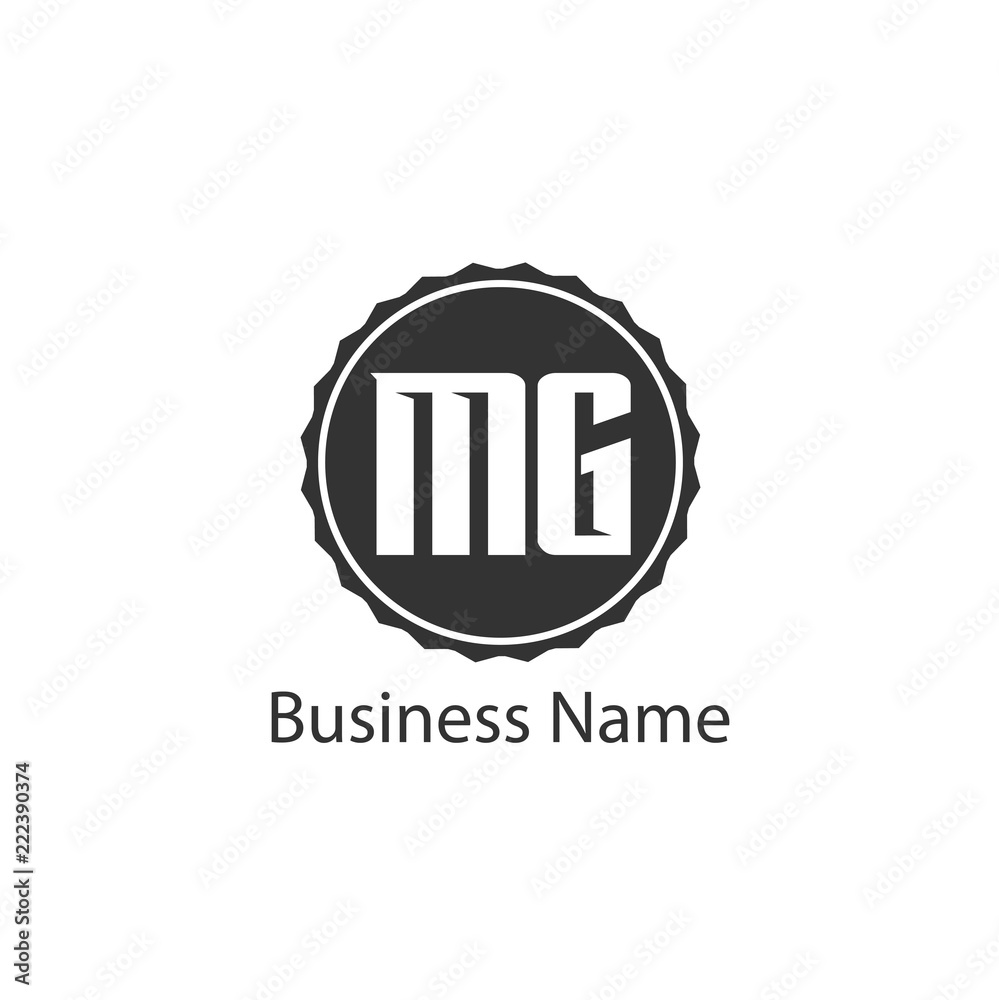Initial Letter MG Logo Template Design Initial Letter MG Logo Template Design