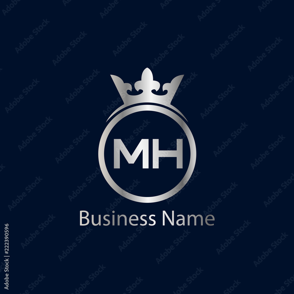 Initial Letter MH Logo Template Design Initial Letter MH Logo Template Design